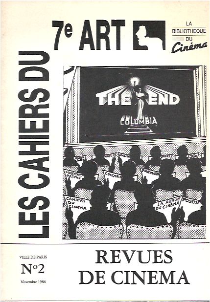 CAHIERS DU 7E ART | LES magazine side cover Issue 2 November 1986